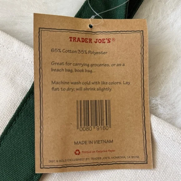 Trader Joe's Reusable Tote Bag - Picture 3 of 3